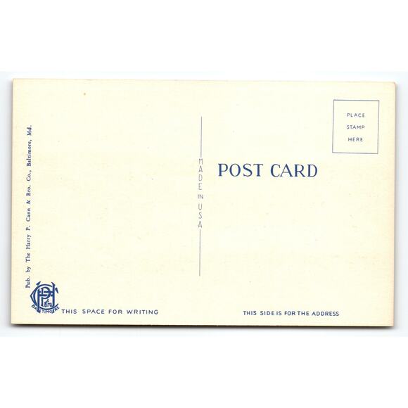 Vintage Linen Postcard Saint Agnes by the Sea Rehoboth Beach DE - Picture 2 of 2